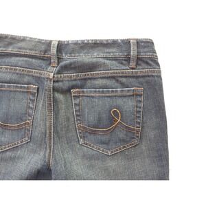 Womens Loft Original Boot Denim Blue Jeans Size 6 33x33